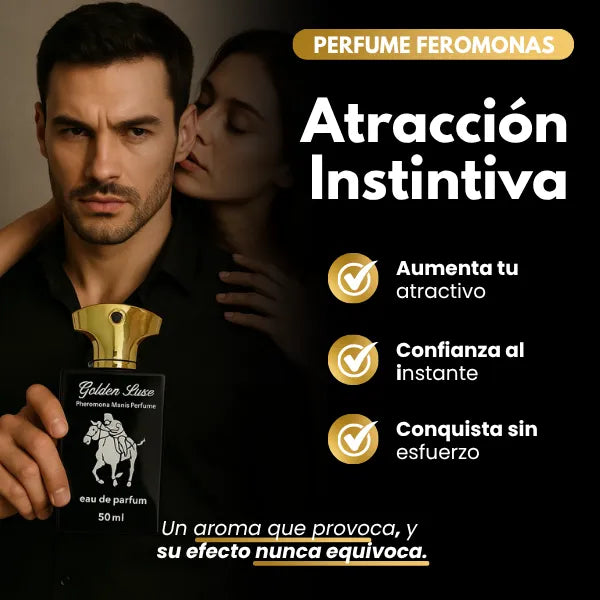 Golden Lure – Perfume con Feromonas para Hombre