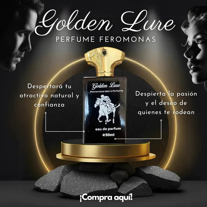 Golden Lure – Perfume con Feromonas para Hombre